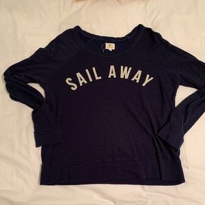 Anthropologie Sundry navy sweater size 3/Medium